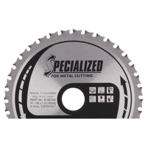 Lama SPECIALIZED 185/30 per troncatrici per metallo