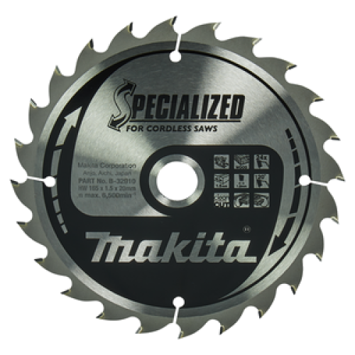 SPECIALIZED lama per sega circolare portatile a batteria 165/20