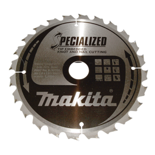 SPECIALIZED lama per sega circolare portatile con denti brasati 210/30