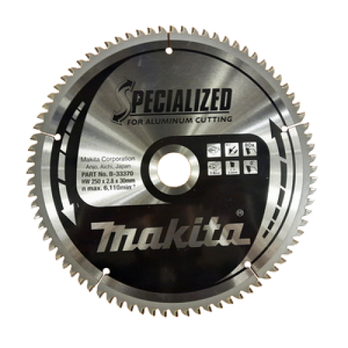 SPECIALIZED lama circolare per alluminio 250/30 SPECIALIZED lama circolare per alluminio 250/30