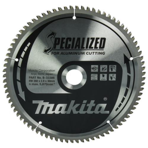 SPECIALIZED lama circolare per alluminio 260/30 SPECIALIZED lama circolare per alluminio 260/30