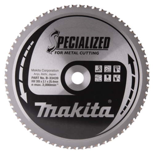 SPECIALIZED lama 305/25,4 per troncatrici per metalli