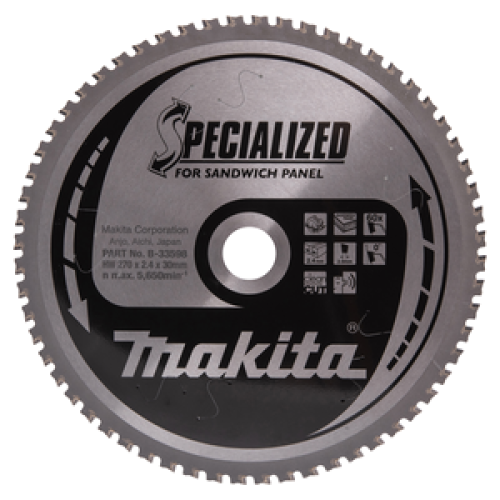 SPECIALIZED lama per pannelli sandwich 270/30 per sega circolare manuale SPECIALIZED lama per pannelli sandwich 270/30 per sega circolare manuale