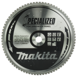 SPECIALIZED lama per pannelli sandwich 355/30 per sega circolare manuale