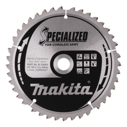 SPECIALIZED lama circolare per troncatrice a batteria 190/20 SPECIALIZED lama circolare per troncatrice a batteria 190/20
