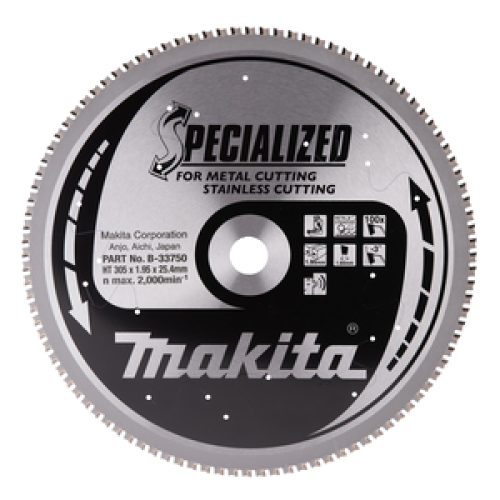 SPECIALIZED disco per troncatrici per metallo 305/25,4