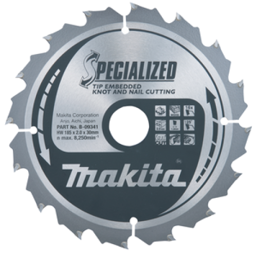 Lama SPECIALIZED 190/20 per troncatrice e sega a squadra