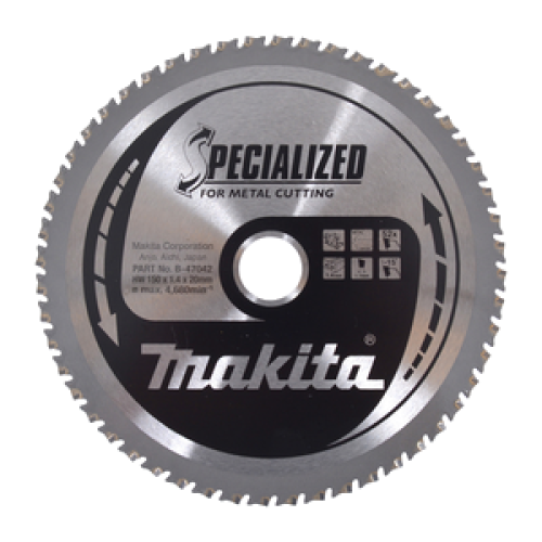 Lama SPECIALIZED 150/20 per troncatrici per metallo a batteria