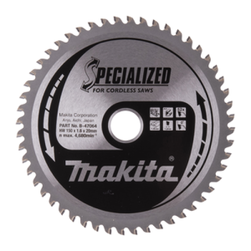 Lama SPECIALIZED 150/20 per seghe da taglio a batteria per metalli Lama SPECIALIZED 150/20 per seghe da taglio a batteria per metalli