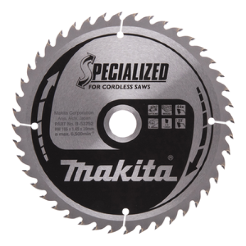 SPECIALIZED lama per sega circolare portatile a batteria 165/20 SPECIALIZED lama per sega circolare portatile a batteria 165/20