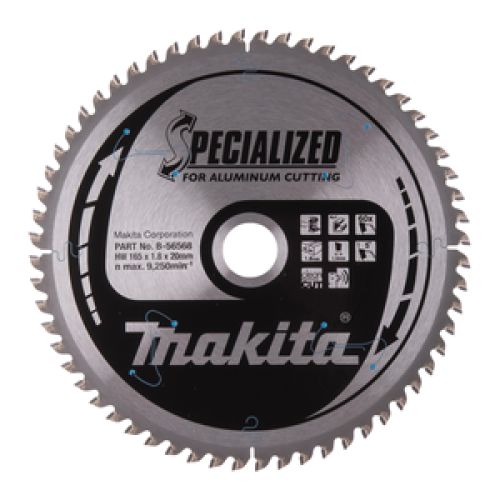 SPECIALIZED disco circolare per alluminio 165/20 SPECIALIZED disco circolare per alluminio 165/20
