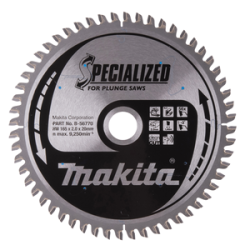 SPECIALIZED disco circolare per sega a immersione a batteria 165/20