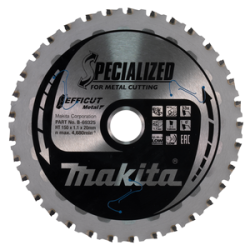 Disco EFFICUT 150/20 per troncatrici metalliche a batteria