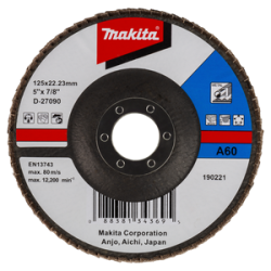 Disco lamellare 'A' 125/22,23 - grana 60
