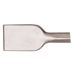 Scalpello largo con collarino e gambo esagonale