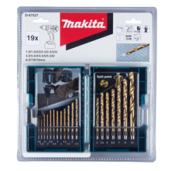 Set punte per metallo con gambo tondo