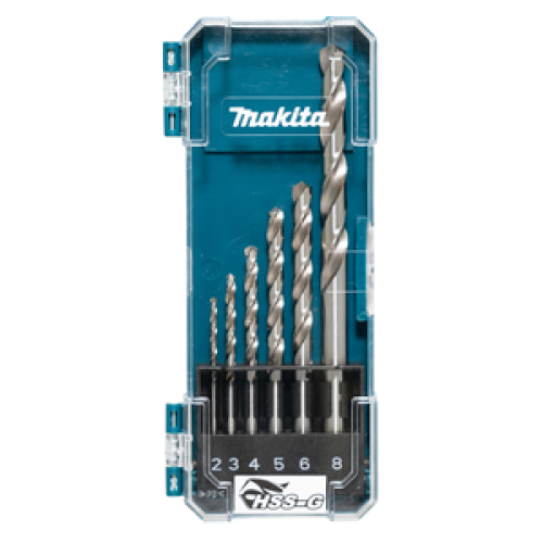 Set punte per metallo con gambo tondo