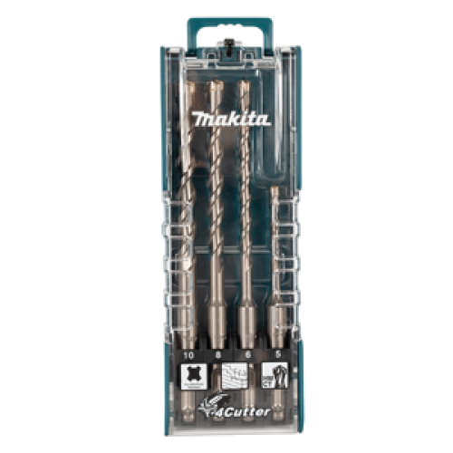 Set di punte SDS-PLUS 4 pezzi
