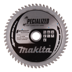 Lama EFFICUT 165/20 per alluminio per troncatrice a batteria