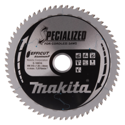 EFFICUT lama 216/30 per alluminio per troncatrice e sega a batteria