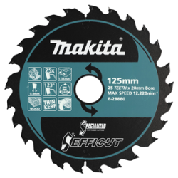 EFFICUT lama 125/20 per sega circolare portatile