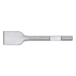 Scalpello largo con gambo esagonale