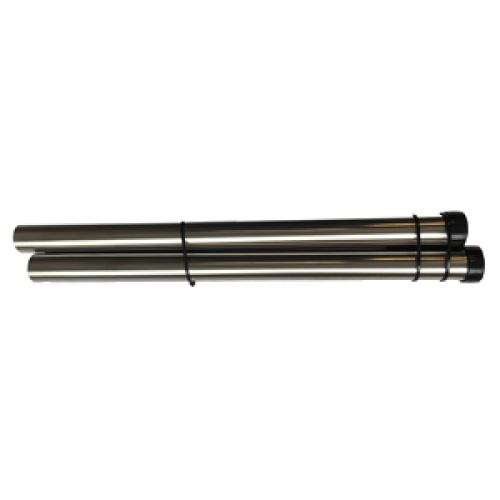 Set tubi aspirazione in acciaio inox - 2 pezzi Ø 36 mm