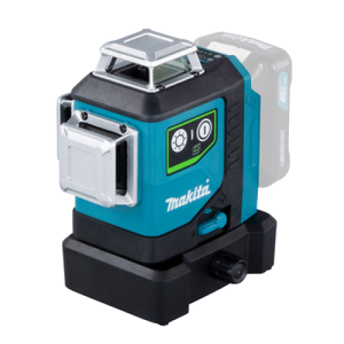 Laser a linee incrociate verde 360° a batteria 12V Laser a linee incrociate verde 360° a batteria 12V