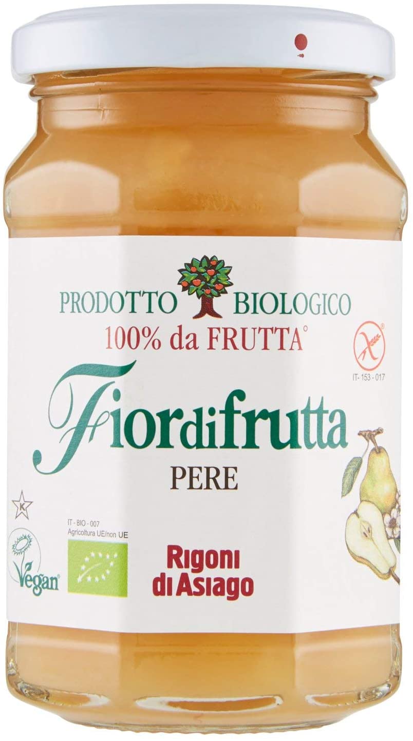 Rigoni Marmellata, prodotto Biologico, Confettura di Pere – 330g